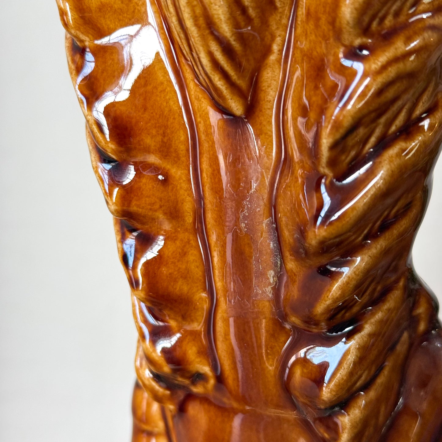 Ezra Brooks Cigar Store Indian Chief Whiskey Decanter Bottle 1968 Vtg 16" Tall