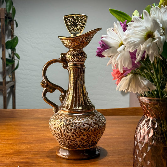 Vintage Jim Beam 1980 Executive Collectible Ceramic Decanter Empty Regal China