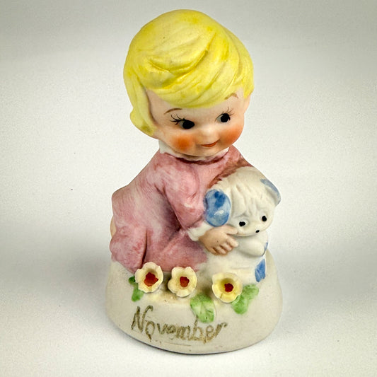 Vintage Napco Birthday Baby Figurines Lot Of 3 January March November