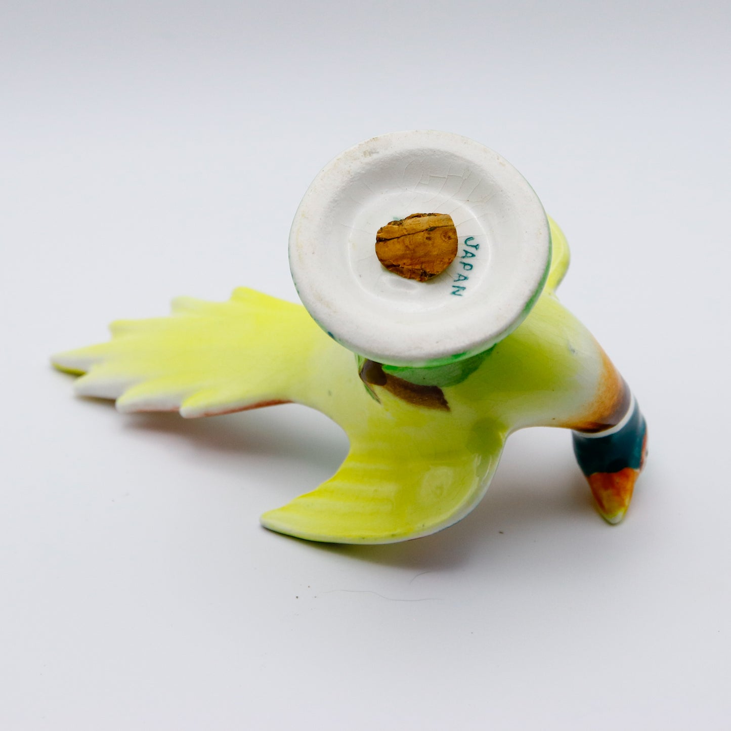Vintage Japanese Pheasant Salt & Pepper Shakers — Hand-Painted Ceramic Pair, Made in Japan