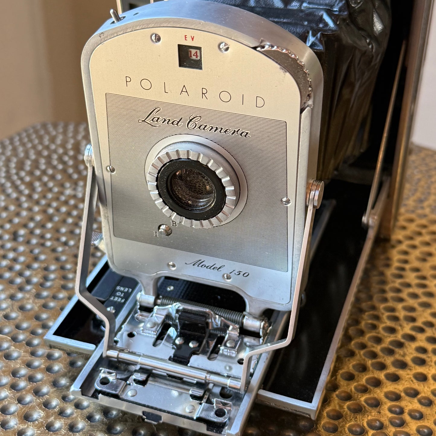 Vintage Polaroid Land Camera Model 150 - Folding Camera, Untested, Sold As-Is