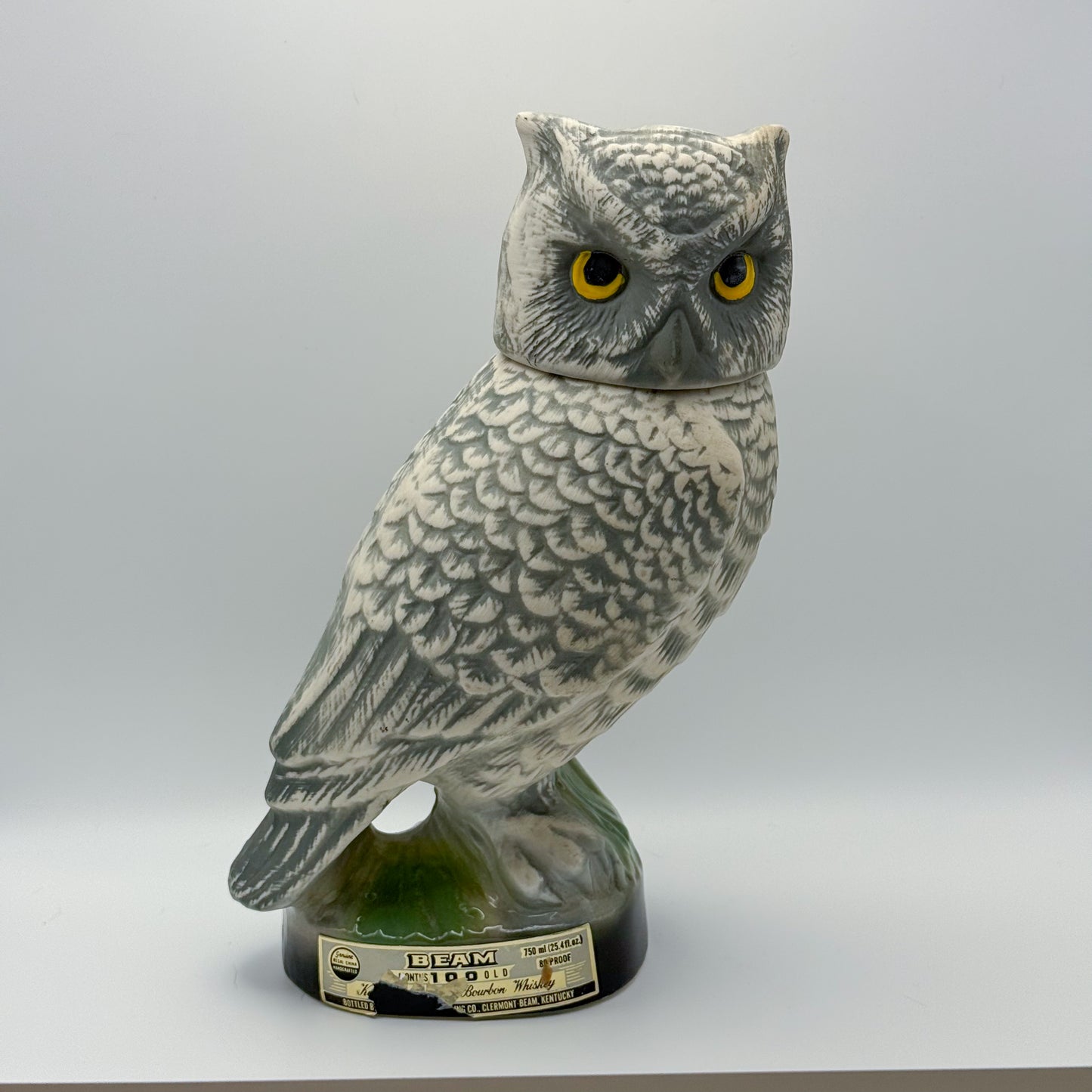 Jim Beam Owl Whiskey Decanter Regal China Vintage 1979 Liquor Bottle