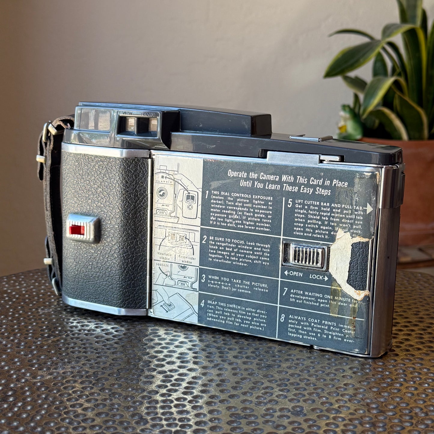 Vintage Polaroid Land Camera Model 150 - Folding Camera, Untested, Sold As-Is