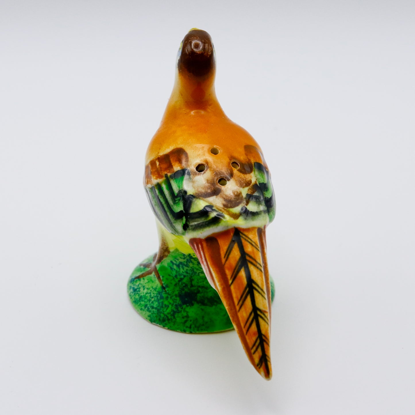 Vintage Japanese Pheasant Salt & Pepper Shakers — Hand-Painted Ceramic Pair, Made in Japan