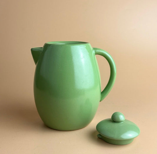 Starbucks Green Ceramic Coffee Pot / Teapot with Lid – 32 oz (2011 Modern Design)