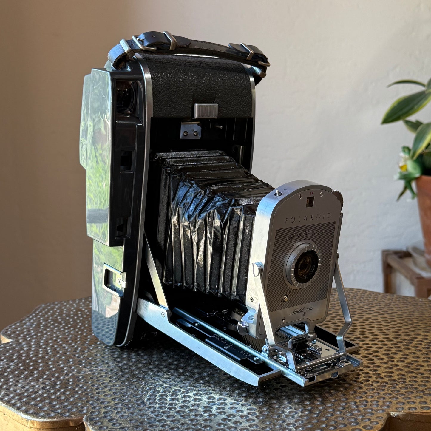 Vintage Polaroid Land Camera Model 150 - Folding Camera, Untested, Sold As-Is