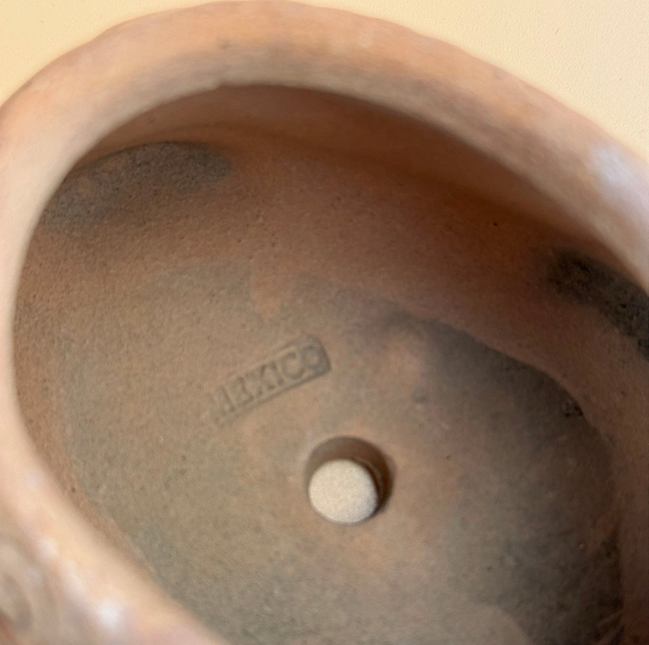 Vintage Mexican Clay Turtle Planter – Handcrafted Rustic Pottery